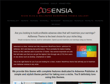 Tablet Screenshot of adsensia.com